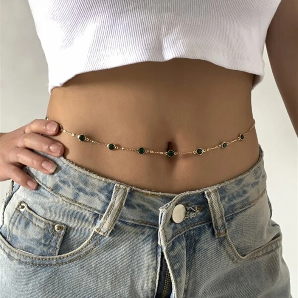 Body Jewelry Y2K - Fashion Sexy Vintage Aesthetic Belly Chain