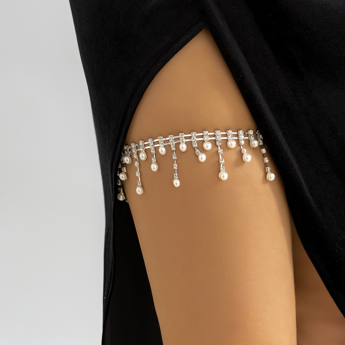 Beaded Pearl Leg Chain for Wom - Body Jewelry Leg Chain review and price