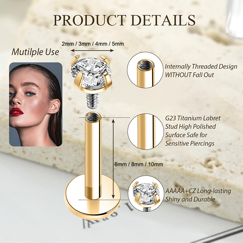 16G Titanium Internally Thread - Body Jewelry Internally Threaded review and price