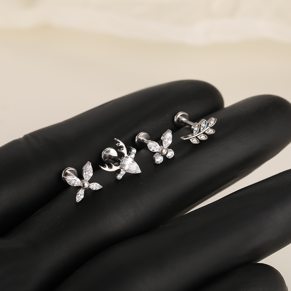 1/5Pcs G23 Titanium Butterfly  - Zoor Body Jewelry review and price