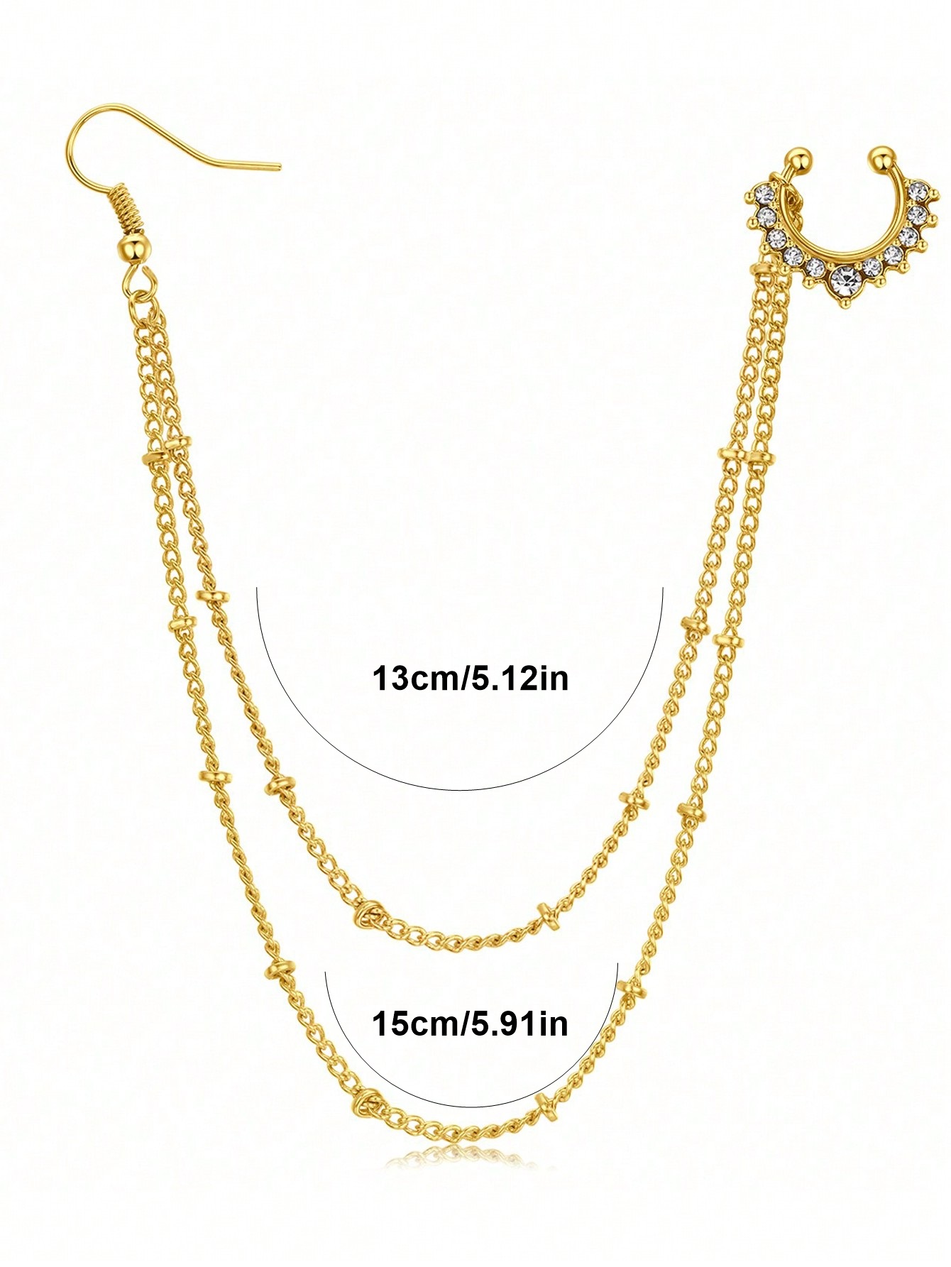 1Pc/Set Yellow Gold Fake Septu - Yellow Body Jewelry review and price