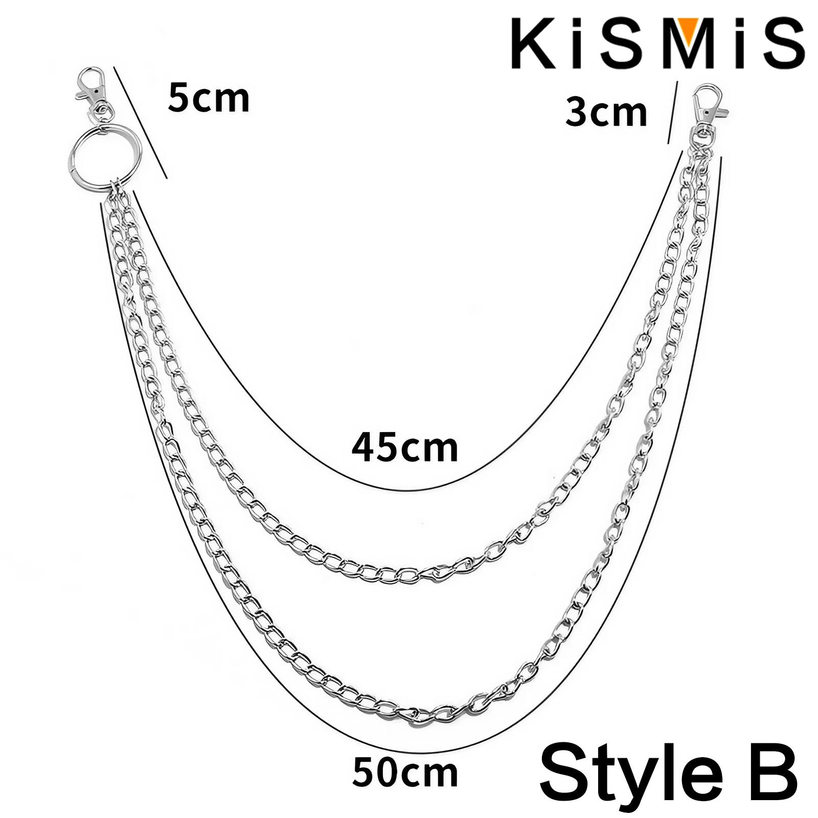 KISMIS 1PC Punk Street keychai - Body Jewelry Leg Chain review and price