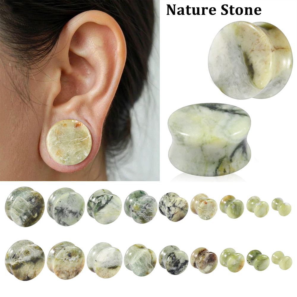 1-2PCS Nature Green-yellow Jad - Yellow Body Jewelry review and price