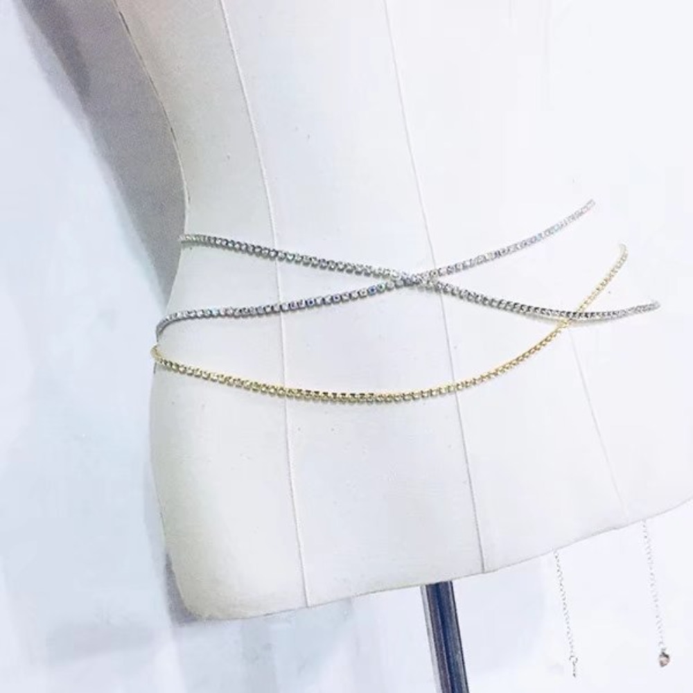 Sexy Fashion Shiny Water Drill - Body Jewelry Chains review and price