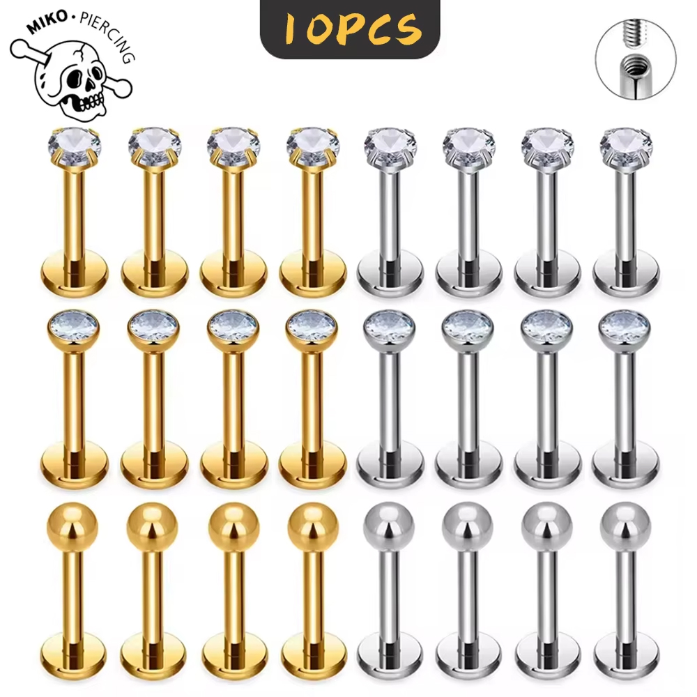 10Pc ASTM F136 G23 Titanium La - Zoor Body Jewelry review and price