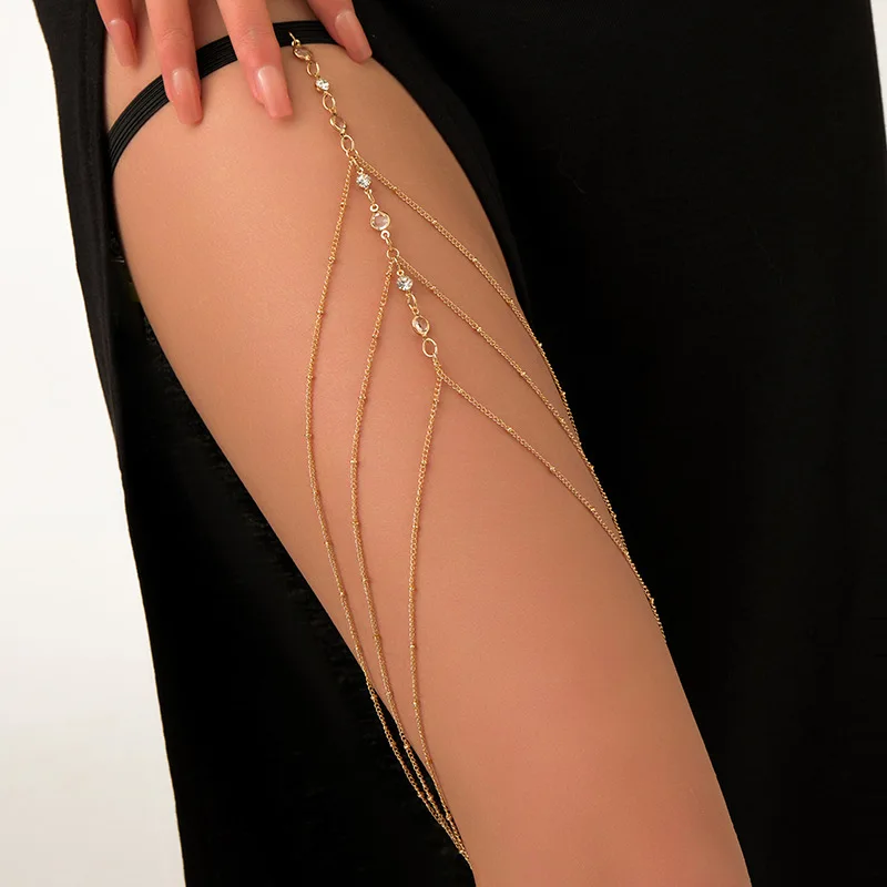 Fashion Summer Bohemian Thigh  - Body Jewelry Leg Chain review and price