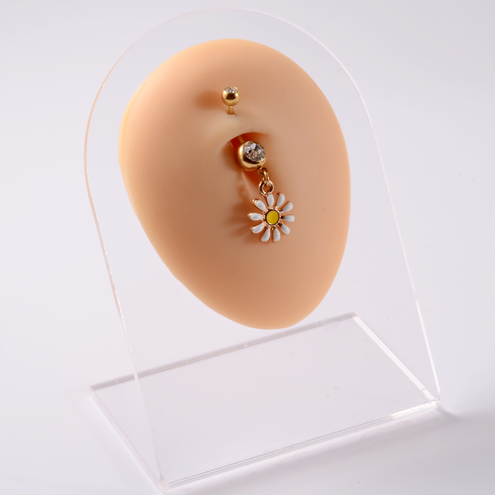 361L Surgical Steel Daisy Flow - Yellow Body Jewelry review and price