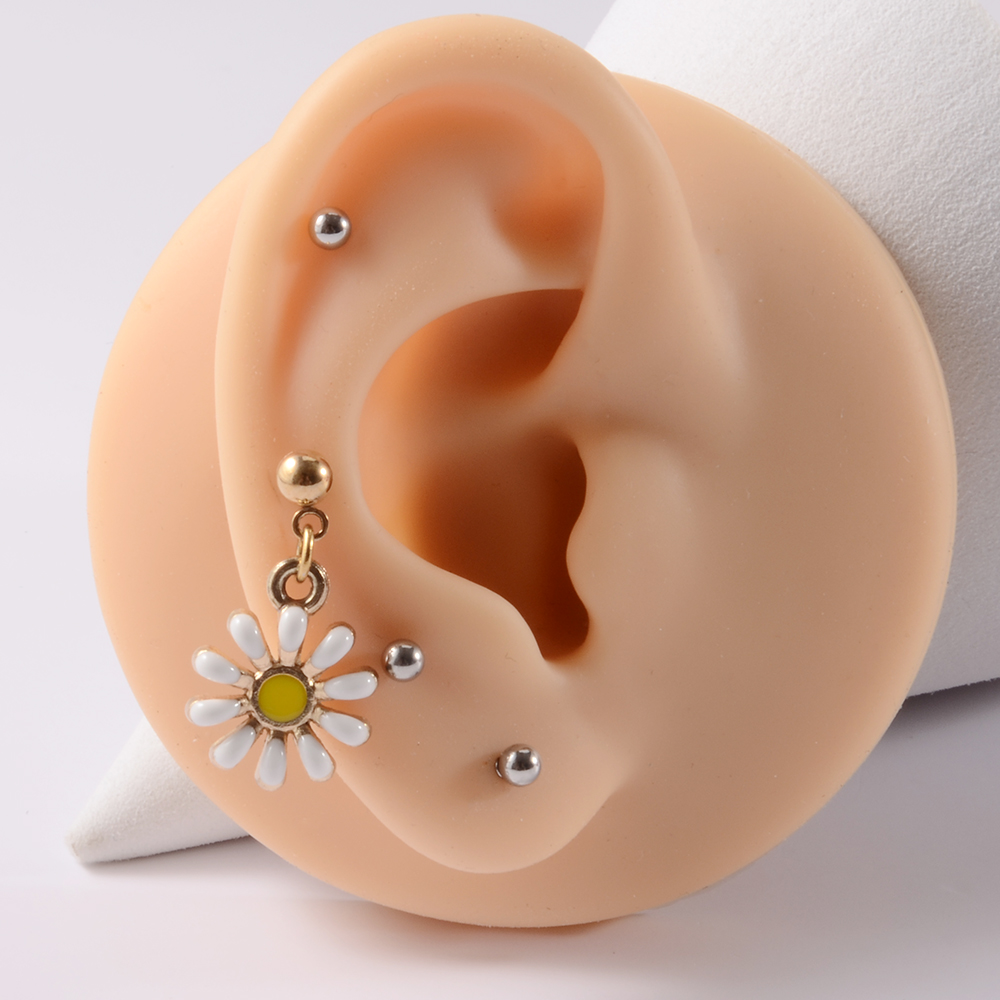 361L Surgical Steel Daisy Flow - Yellow Body Jewelry review and price