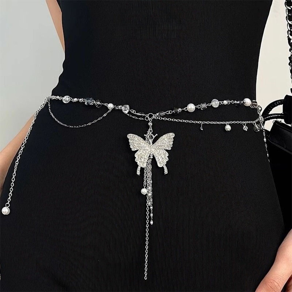 Y2K Butterfly Waist Chain Mult - Body Jewelry Y2K review and price