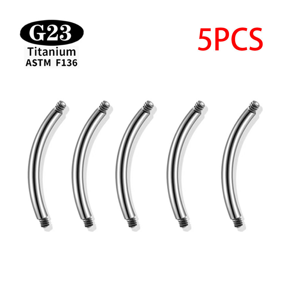 5 Pcs/Lot ASTM F136 Titanium I - Body Jewelry Internally Threaded review and price