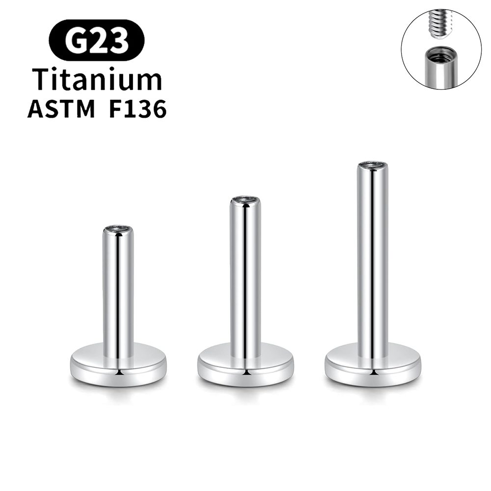 10PCS G23 Titanium Piercing In - Body Jewelry Internally Threaded review and price