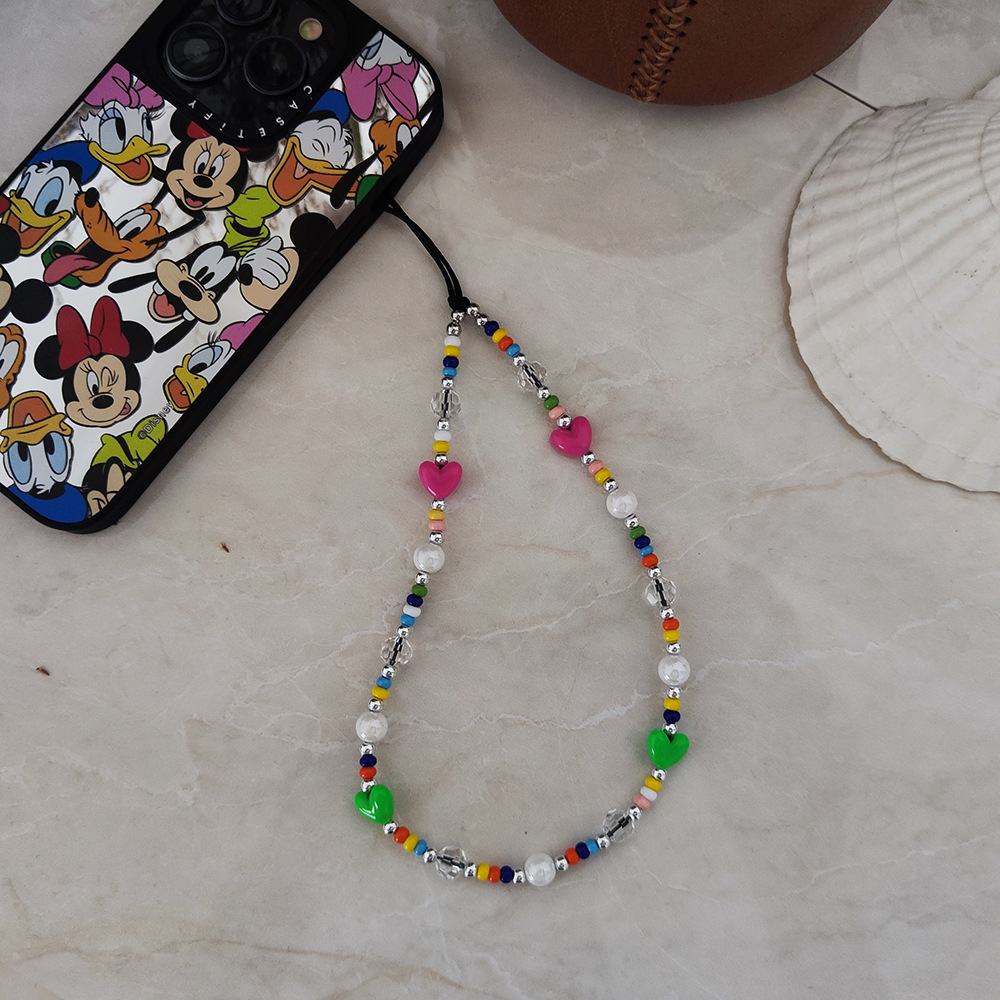 KKBEAD Heart Phone Charm Y2K A - Body Jewelry Y2K review and price