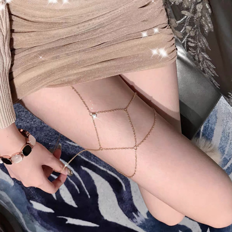 Bikini Chain Nightclub Diamond - Body Jewelry Leg Chain review and price