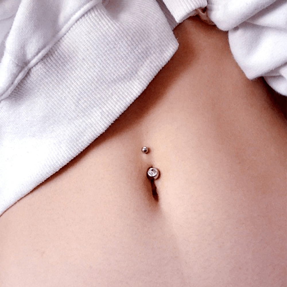 1pcs Titanium Belly Ring Belly - Body Jewelry Internally Threaded review and price