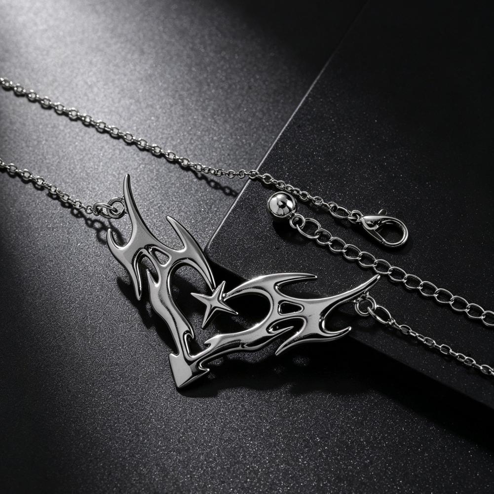 Gothic Heart Flame Waist Chain - Body Jewelry Y2K review and price