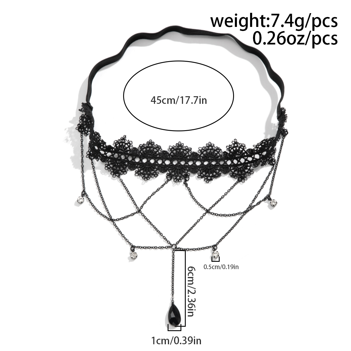 Ingemark Boho Elastic Band Bla - Body Jewelry Leg Chain review and price