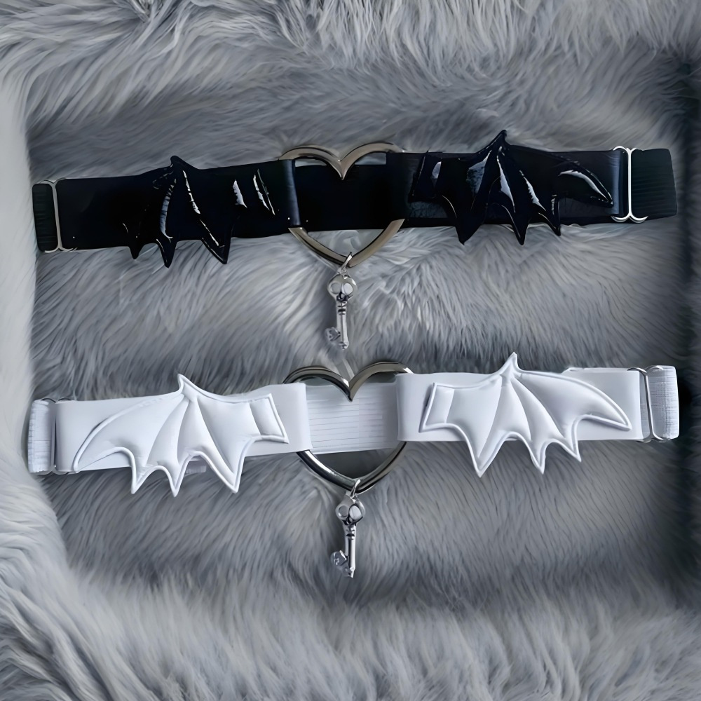 Gothic Harajuku Black Heart Wi - Body Jewelry Leg Chain review and price