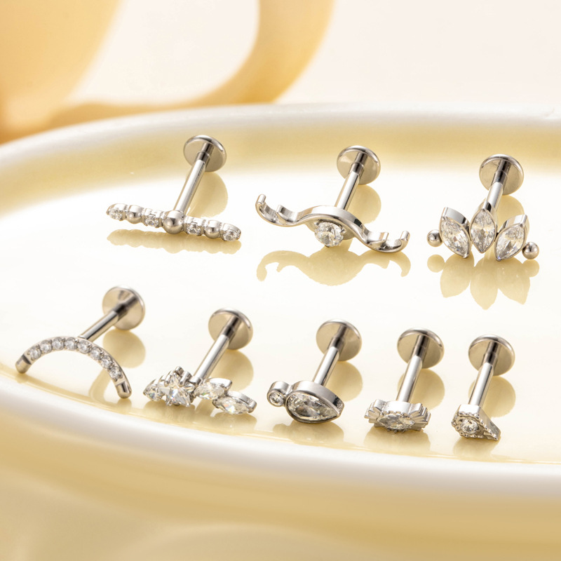 1PC ASTM F136 G23 Titanium Pie - Body Jewelry Internally Threaded review and price