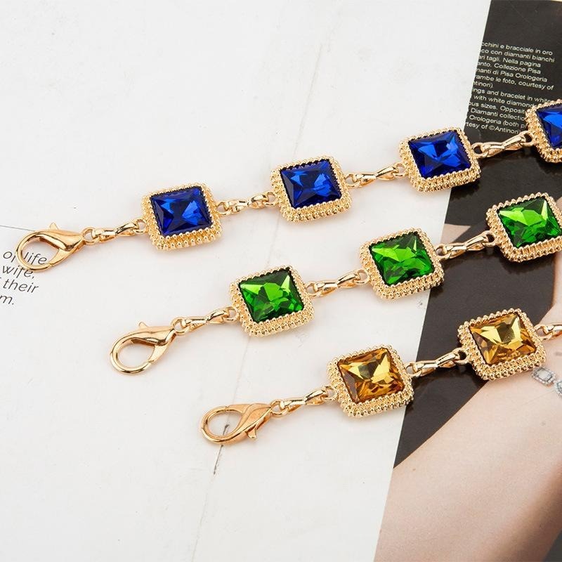 Retro Blue Green Yellow Diamon - Yellow Body Jewelry review and price