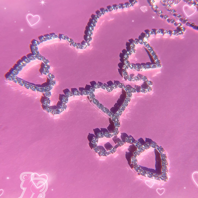 2000s Aesthetic Shiny Crystal  - Body Jewelry Y2K review and price
